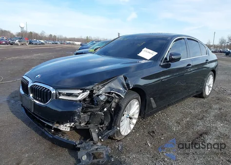 2021 BMW 530I xDrive из США, поврежденный, VIN WBA13BJ09MWW98615